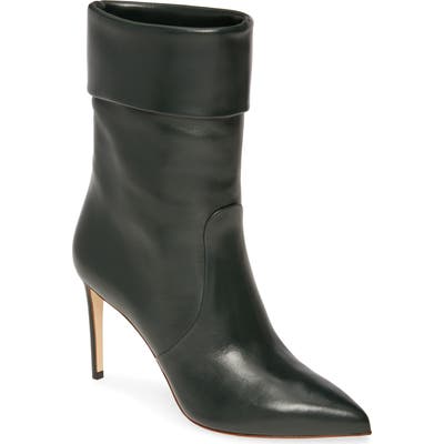 Francesco Russo Slouch Pointy Toe Bootie, Green