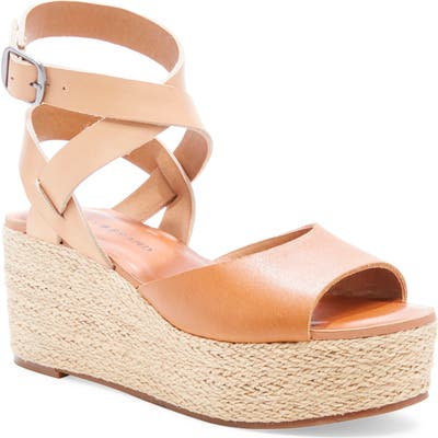 Lucky Brand Ginny Platform Sandal- Brown