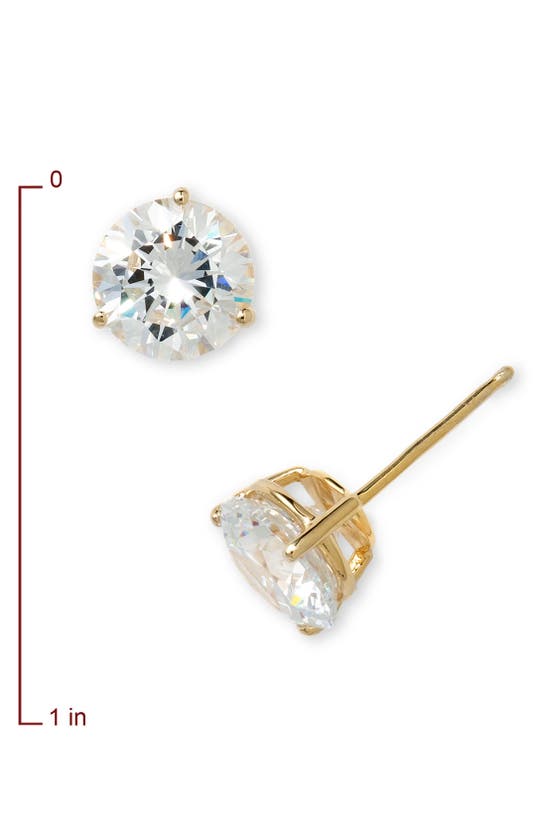 Nordstrom Cubic Zirconia Stud Earrings In Gold