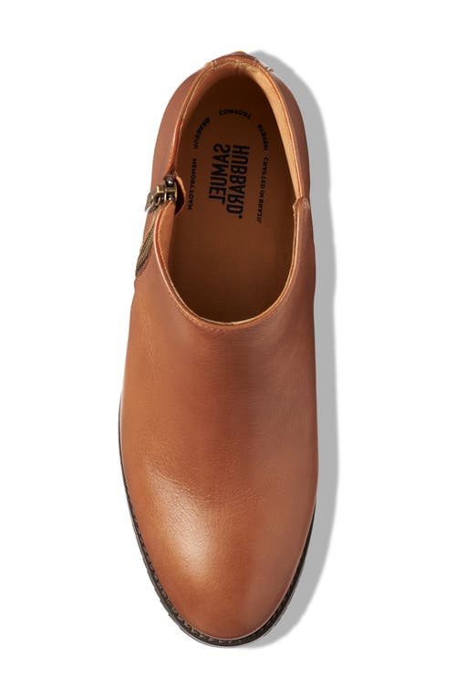 Samuel Hubbard Valencia Water Repellent Bootie In Whiskey Tan Leather