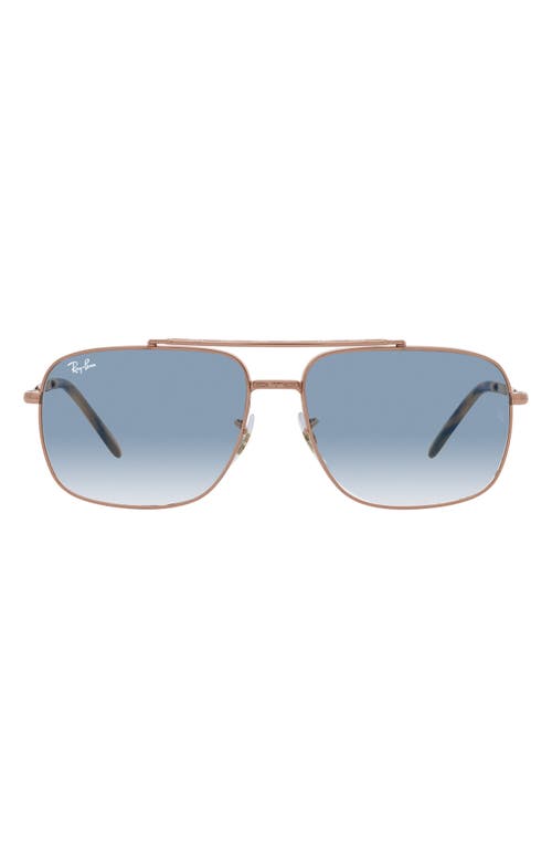 Ray-Ban 59mm Gradient Pillow Sunglasses in Rose Gold at Nordstrom
