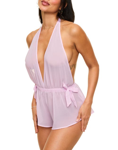 Adore Me Merilyn Romper Lingerie In Light Purple