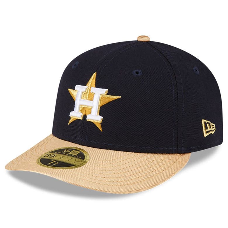 New Era Navy Houston Astros 2023 Gold Collection Low Profile 59fifty ...