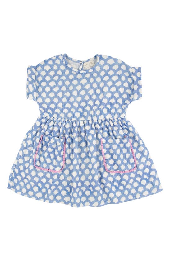 Miki Miette Babies' Ima Cotton Dress In Washi