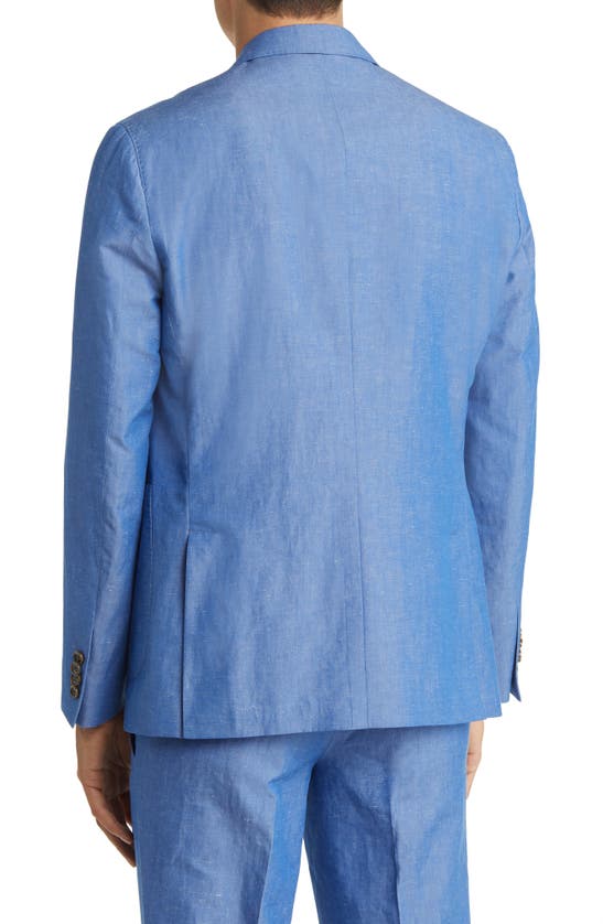 Shop Ted Baker Tampa Soft Constructed Cotton & Linen Sport Coat In Light Blue