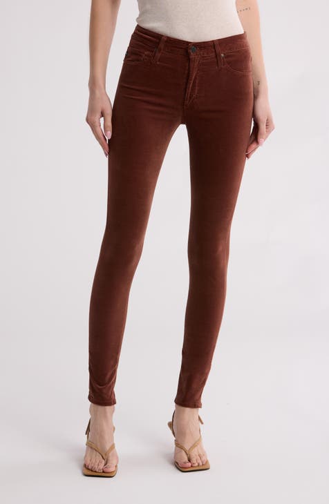 The Farrah High Waist Velvet Jeans