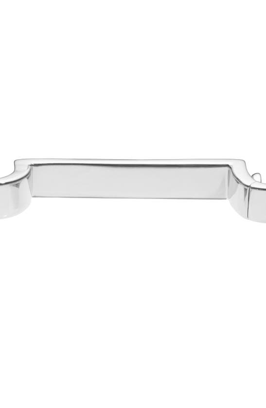 Monica Vinader Engravable Signature Bangle In Silver