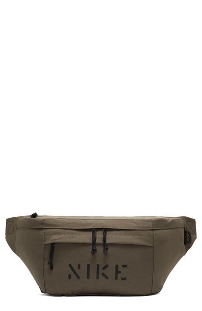 Click to view more detailed imagery on our partner's website Nike Tech Belt Bag - Green In Medium Olive/ Black