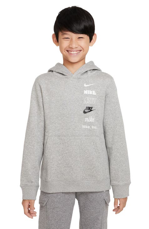 Nike Club Fleece (MLB Chicago Cubs) Big Kids' (Boys') Pullover Hoodie