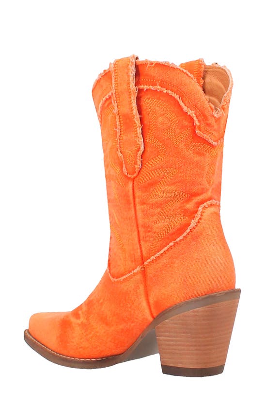 Shop Dingo Y'all Need Dolly Western Boot In Orange