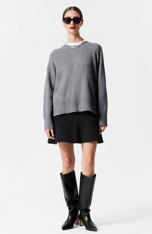 & Other Stories Relaxed Sweater In Grey Medium Dusty