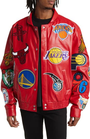 NBA LA Lakers Jeff Hamilton Leather Jacket - Maker of Jacket