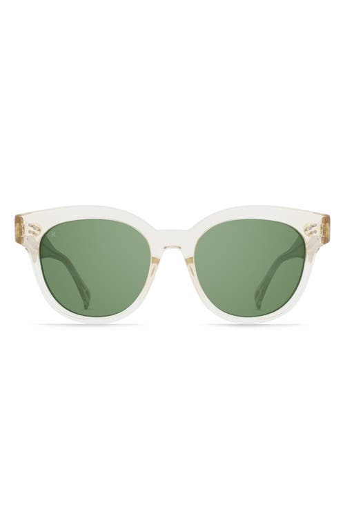 Shop Raen Nikol Square Sunglasses In Ginger/pewter Mirror-52