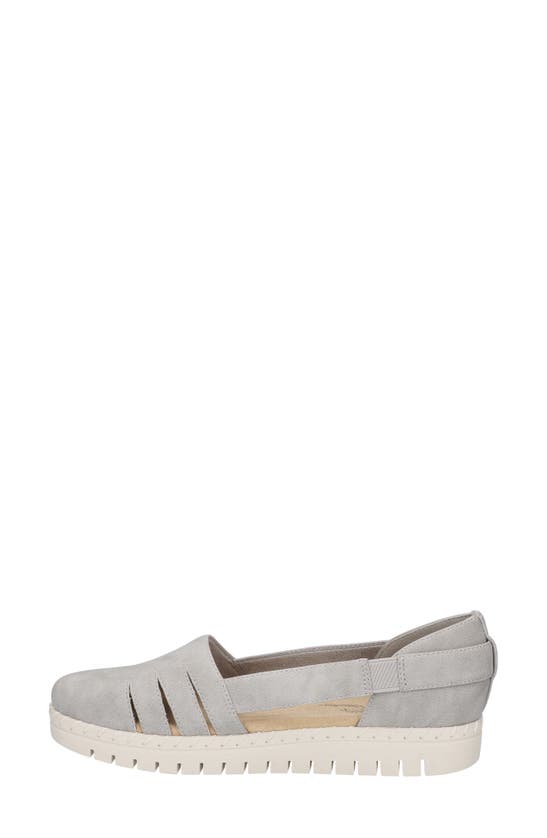 Easy Street Women's Bugsy Comfort Slip-on Flats In Grey