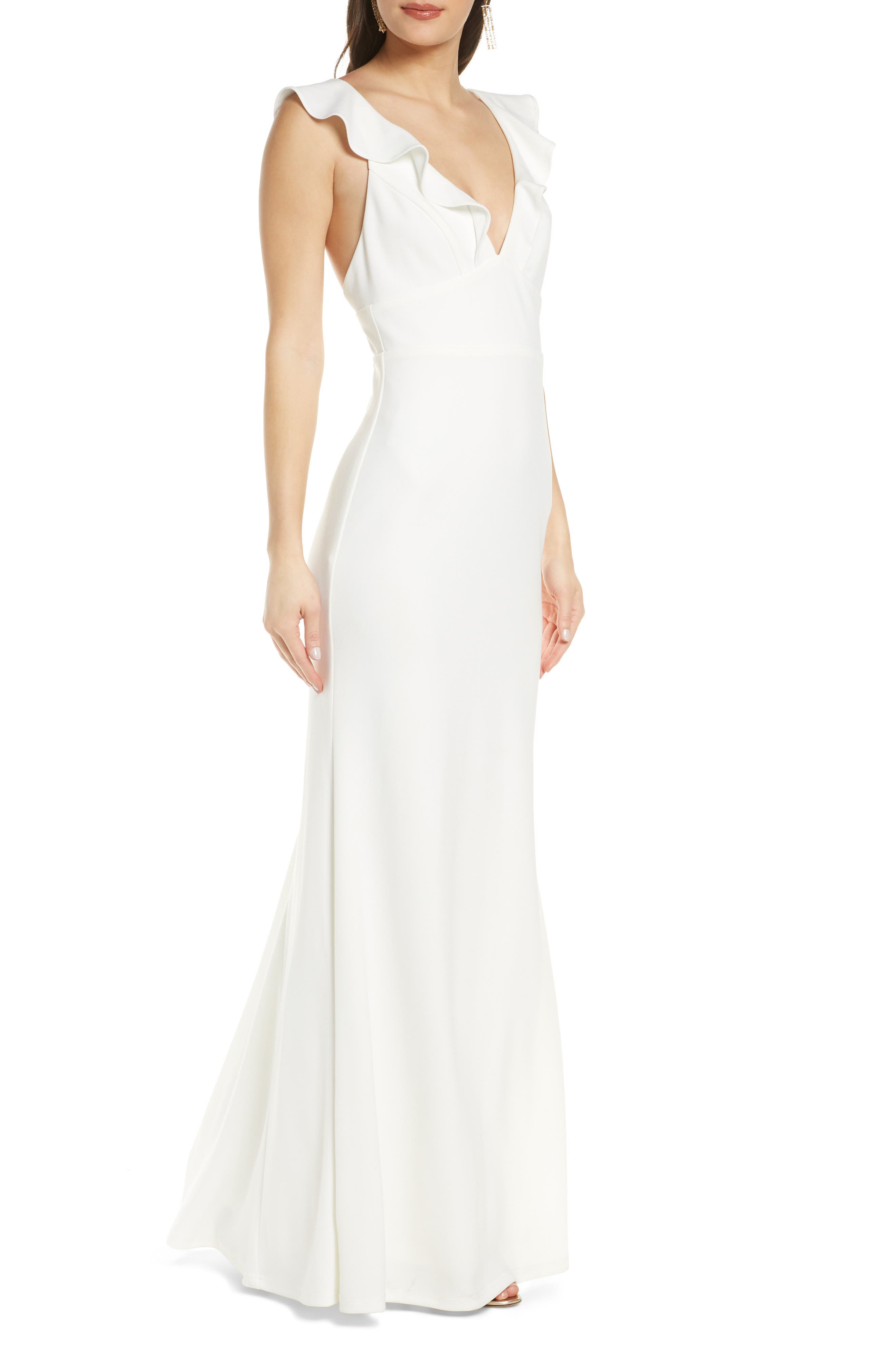 perfect opportunity white maxi dress
