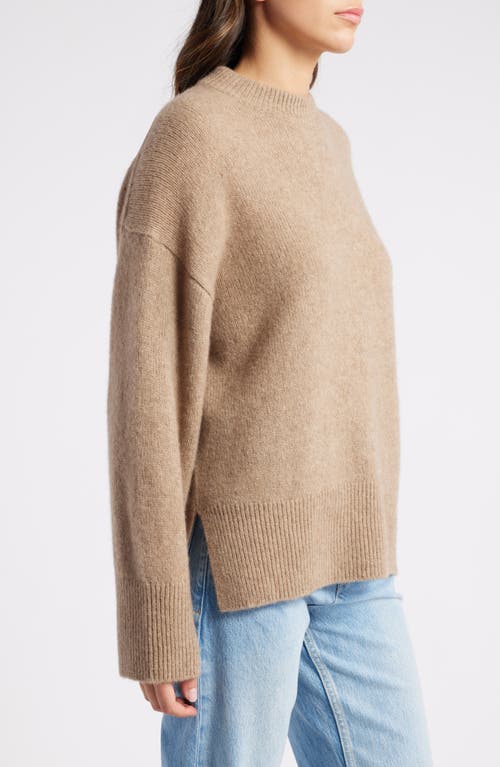 Shop Rails Miranda Crewneck Cashmere & Silk Sweater In Oatmeal