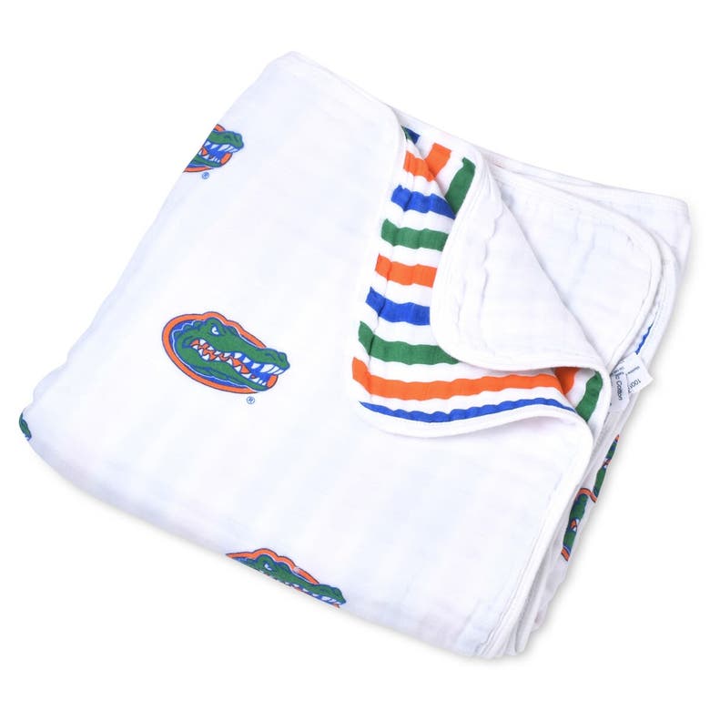 Shop Three Little Anchors Infant  Florida Gators 47" X 47" Muslin 4-layer Blanket In White