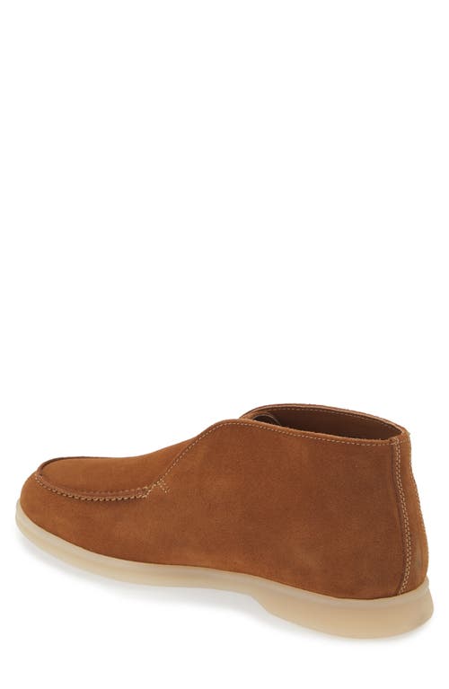 Bruno Magli Primo High Top Chukka Boot In Cognac Suede