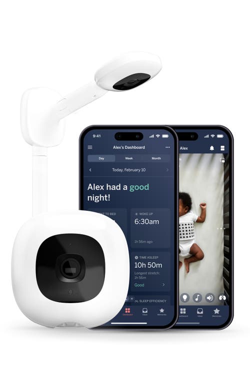 Nanit Pro Smart Baby Monitor & Wall Mount in White at Nordstrom