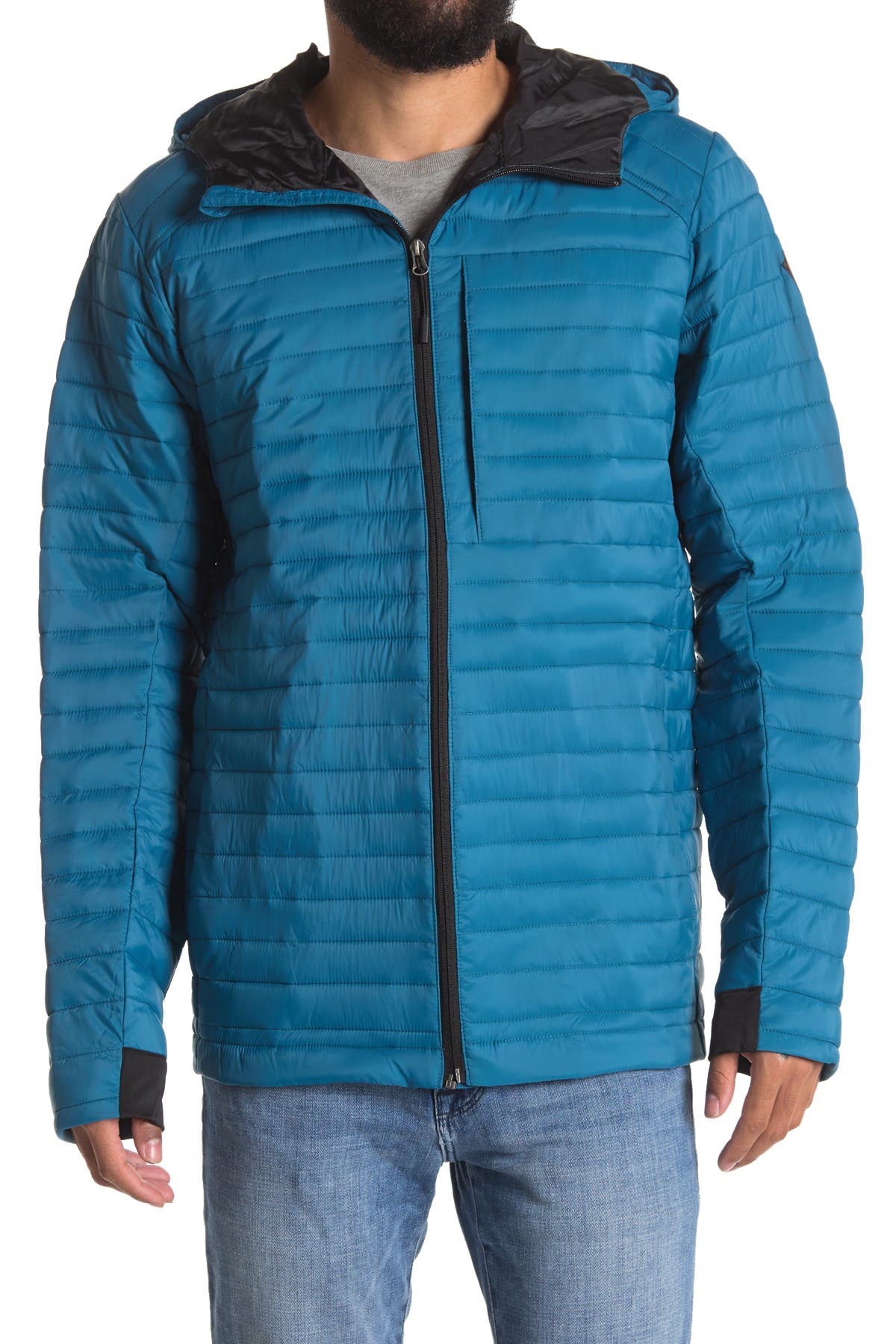 Boundless North Mini Quilted Soft Touch Jacket In Bright Blue1