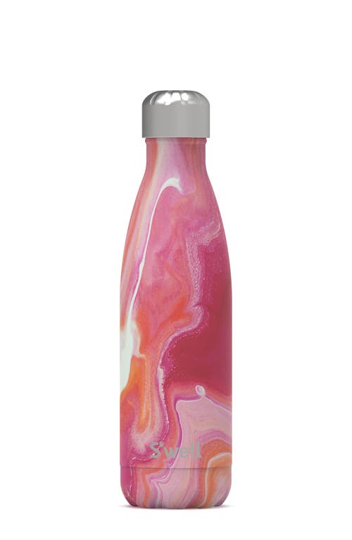 S'Well 17-Ounce Insulated Stainless Steel Water Bottle in Pink Marble at Nordstrom