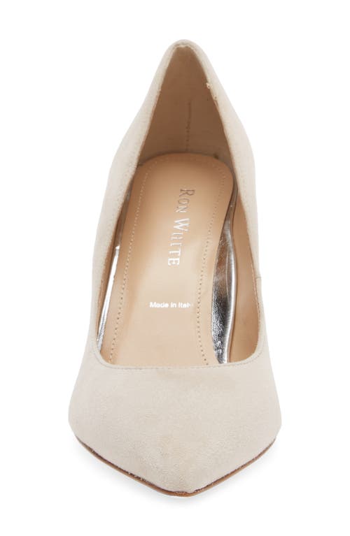 Ron White Cindy Pointed Toe Pump In Light Beige