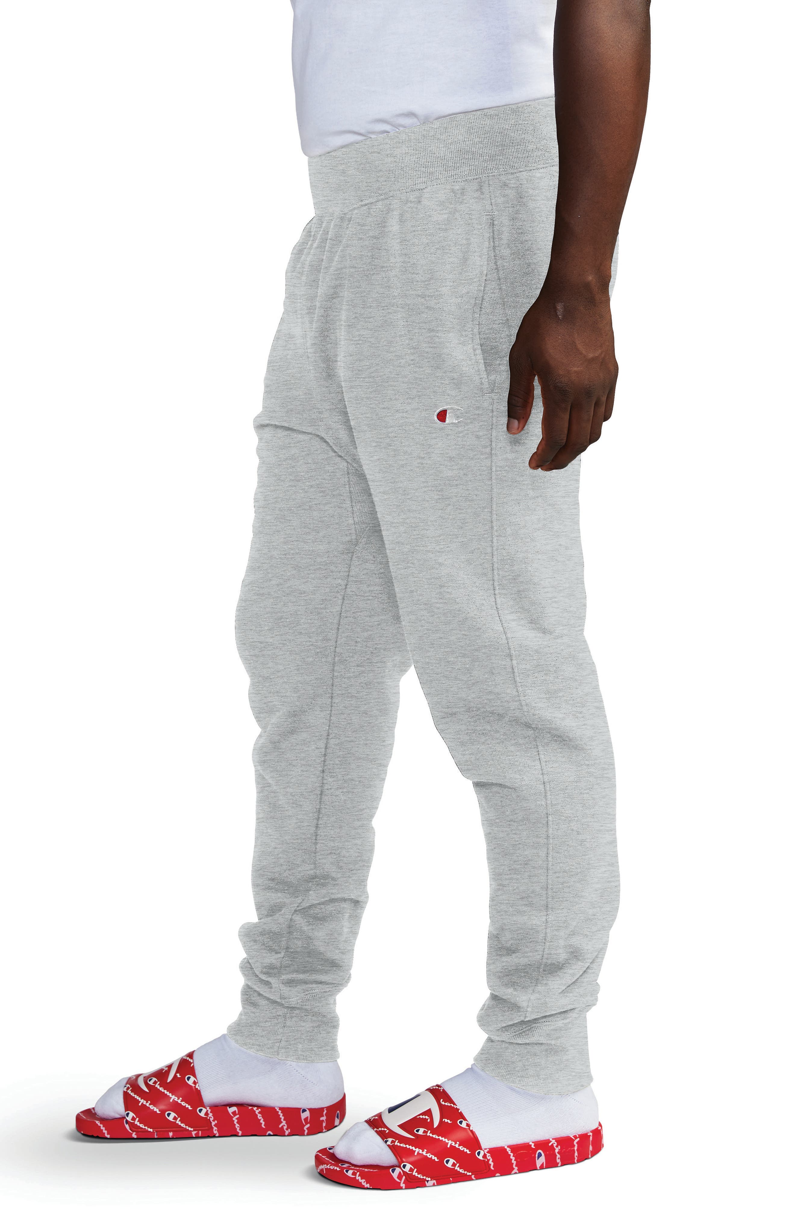 champion sweatpants with words