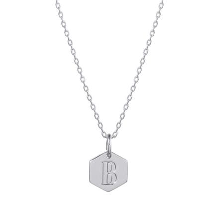 Stella + Ruby Monogram Initial Pendant Necklace