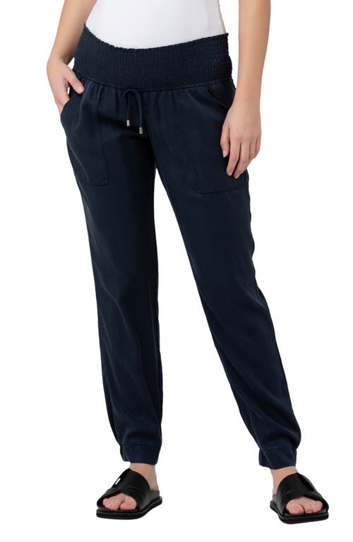 Shop Ripe Maternity Off Duty Maternity Joggers In Navy