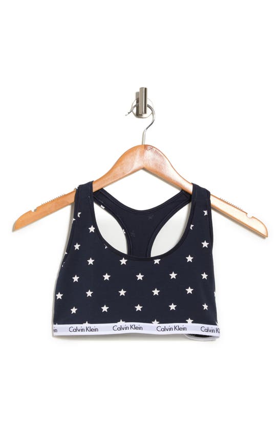 Calvin Klein Carousel Racerback Bralette In 199 5454 Star P