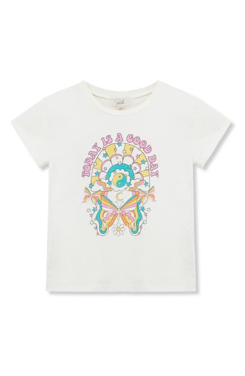 Peek Aren'T You Curious Kids' Today Is A Good Day Cotton Graphic T-Shirt Off-White at Nordstrom,