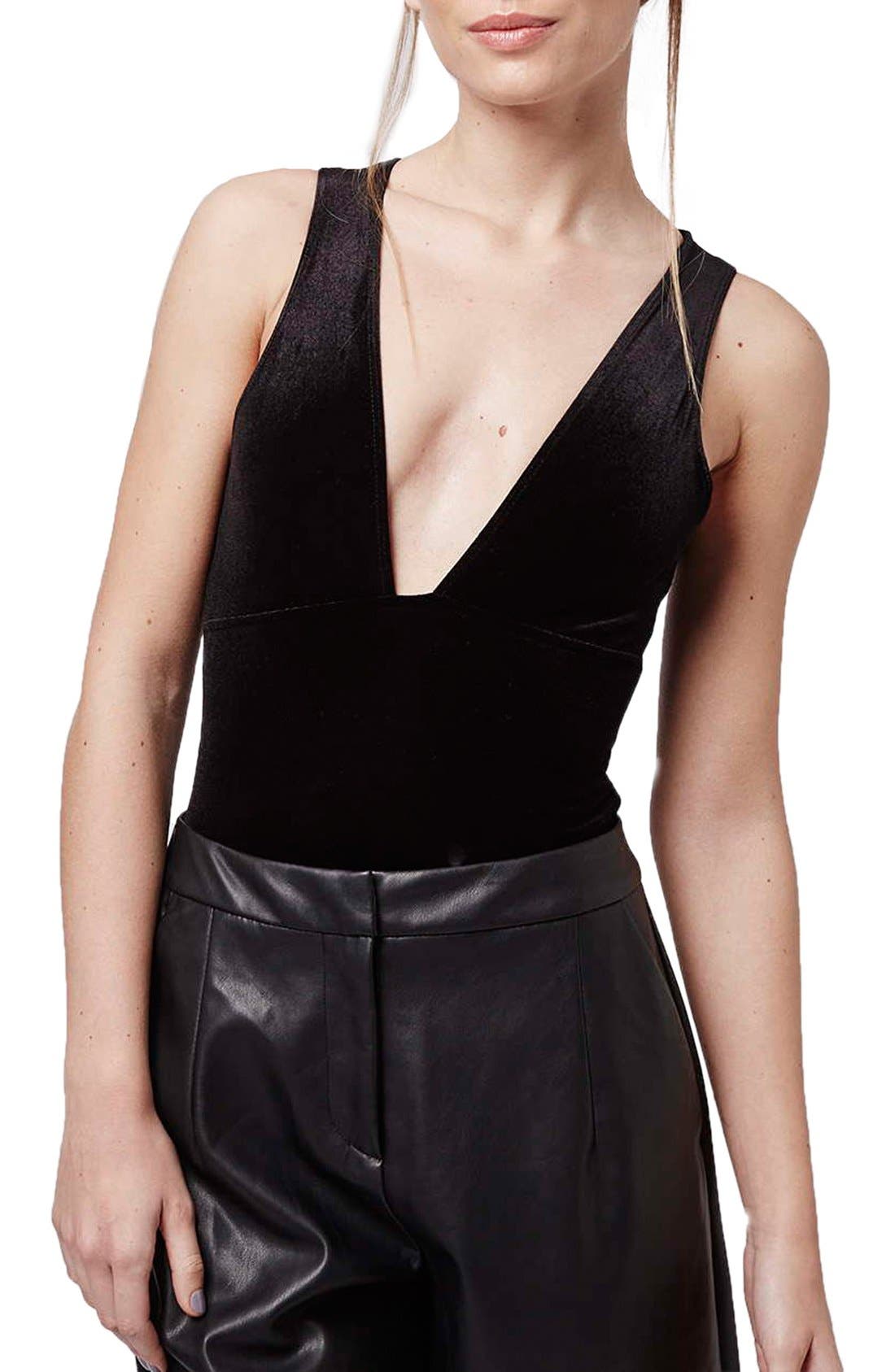topshop plunge bodysuit
