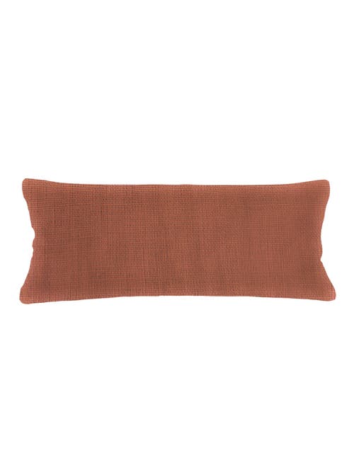 Anaya So Soft Linen Pillow Down Insert In Rustic Orange