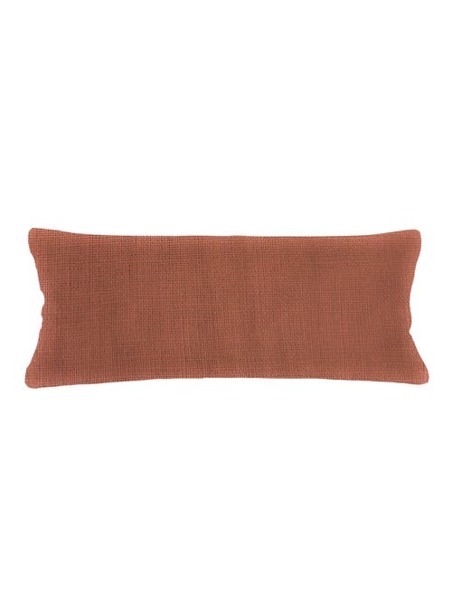 Shop Anaya So Soft Linen Pillow With Down Insert In Rustic Orange