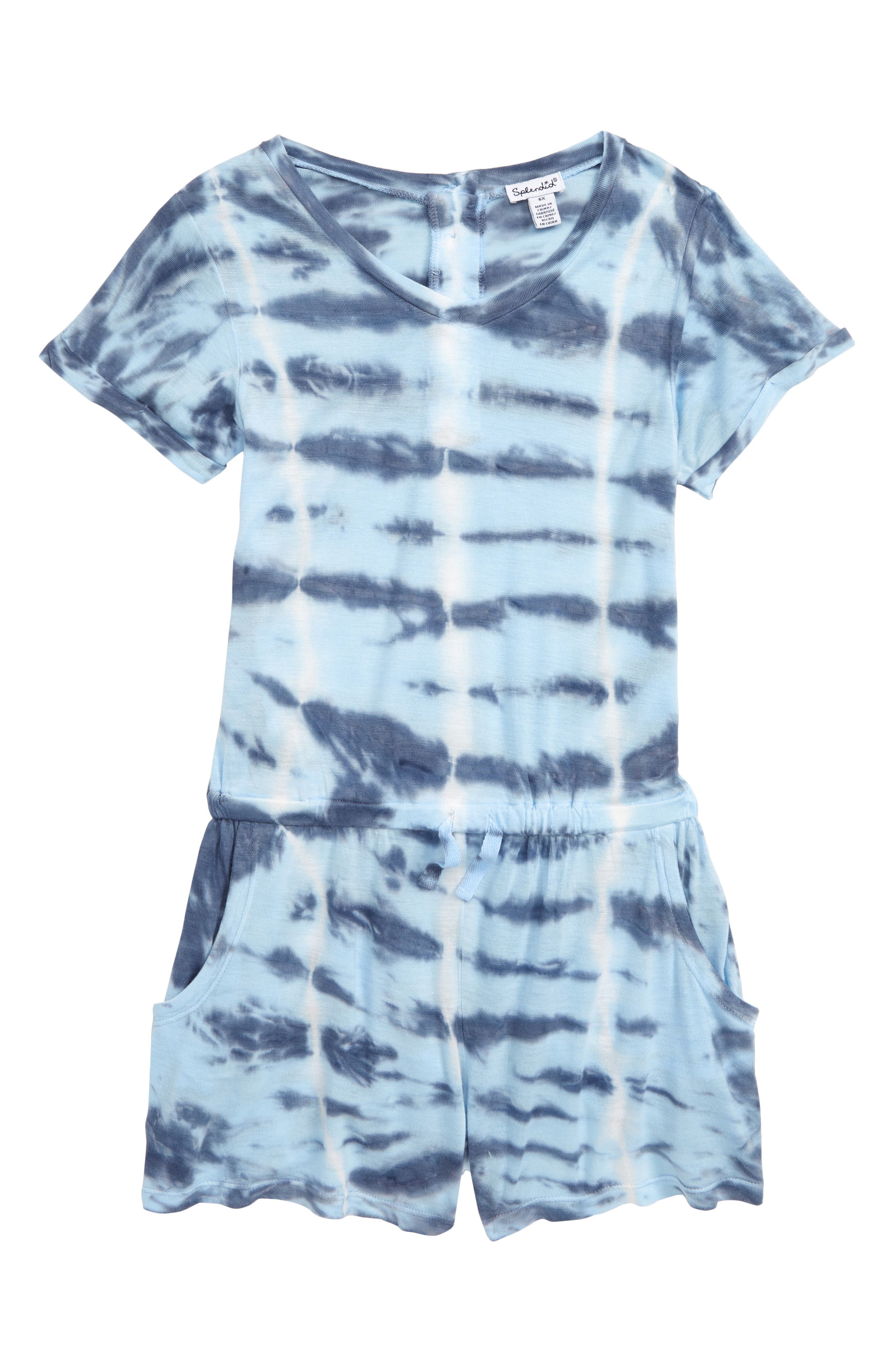 Splendid Tie Dye Romper (Toddler Girls & Little Girls) Nordstrom
