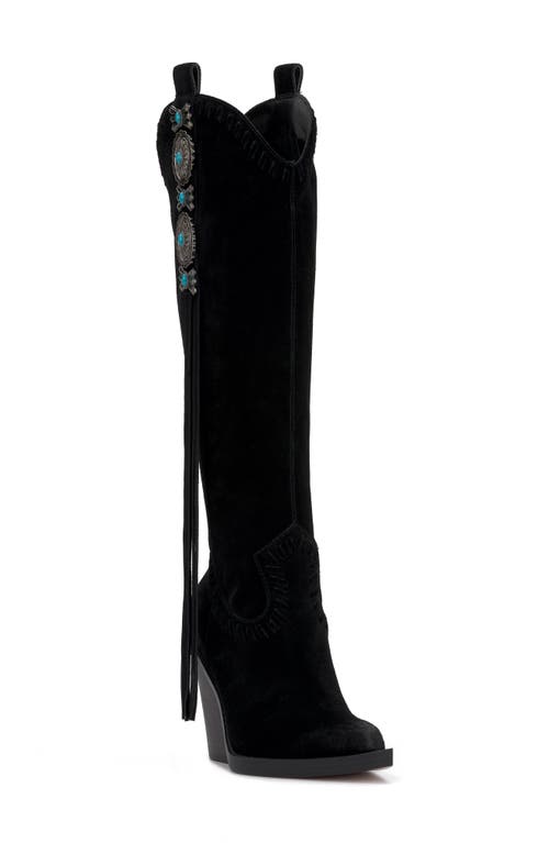 Lisabeth Western Boot in Black