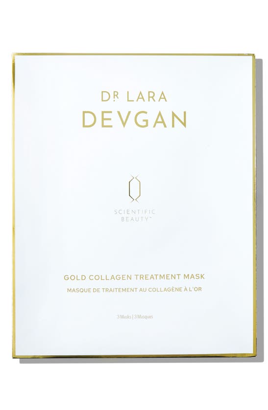 Shop Dr Lara Devgan 3-pack Gold Collagen Treatment Mask