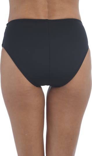 La Blanca Island Goddess Crossover High Waist Bikini Bottoms