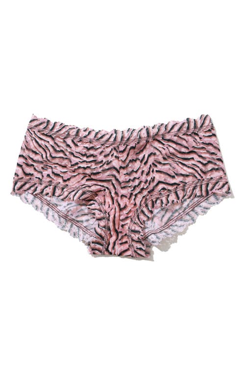 Shop Hanky Panky Print Boyshorts In Offbeat Neutral