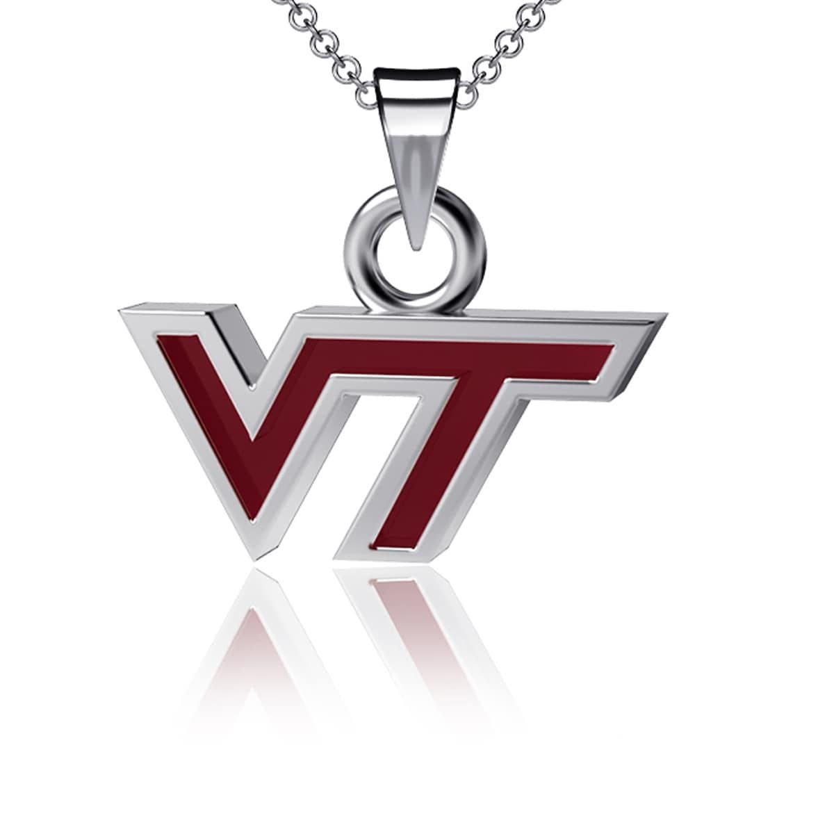 Sterling Silver Jewelry Small for Women/Girls Hokies VT Logo Dayna Designs Virginia Tech University Dangle Earrings