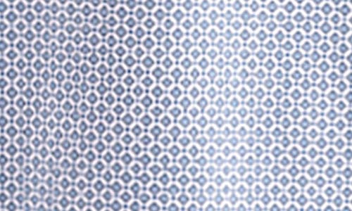 Cutter & Buck Pike Diamond Dot Print Polo In Navy Blue