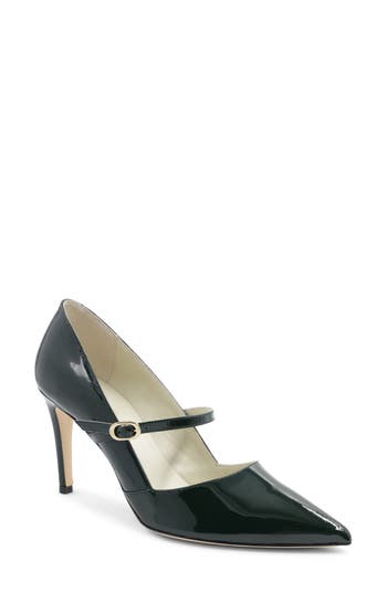 Bruno Magli Prima Pointed Toe Mary Jane Pump In Green
