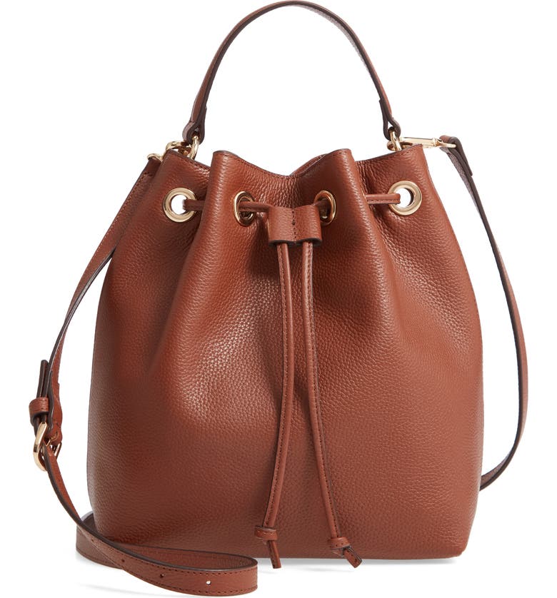 Delilah Leather Bucket Bag Delilah Leather Bucket Bag