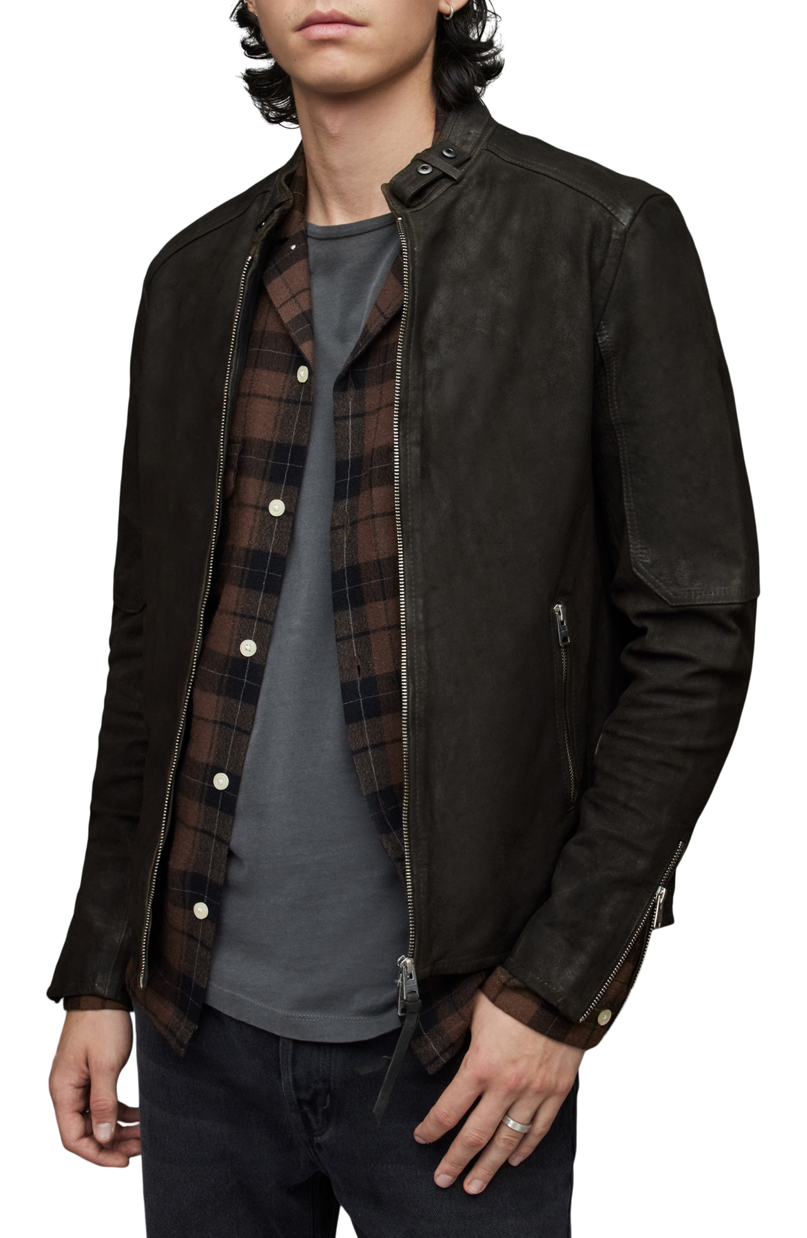 Cora Leather Jacket AllSaints Cora Leather Jacket Nordstrom