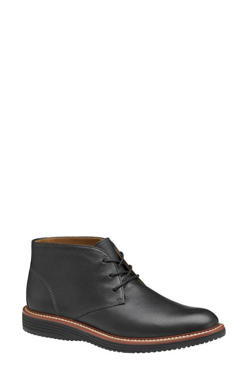 Johnston & Murphy Upton Chukka Black Full Grain at Nordstrom,