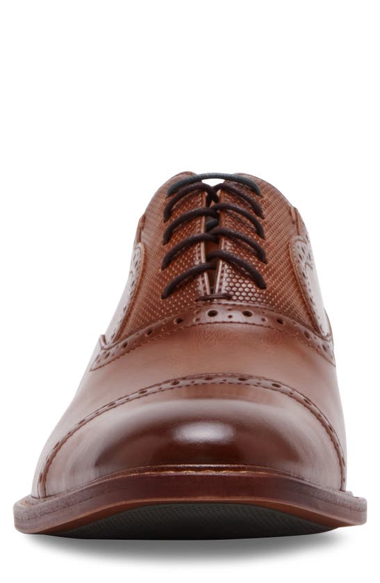 Steve Madden Duart Cap Toe Oxford In Tan