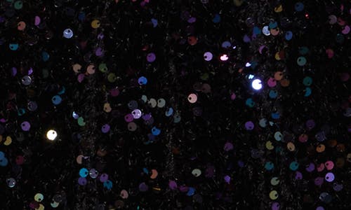 By Design Empire State Ii Sequin Long Sleeve Dress In Black/multi