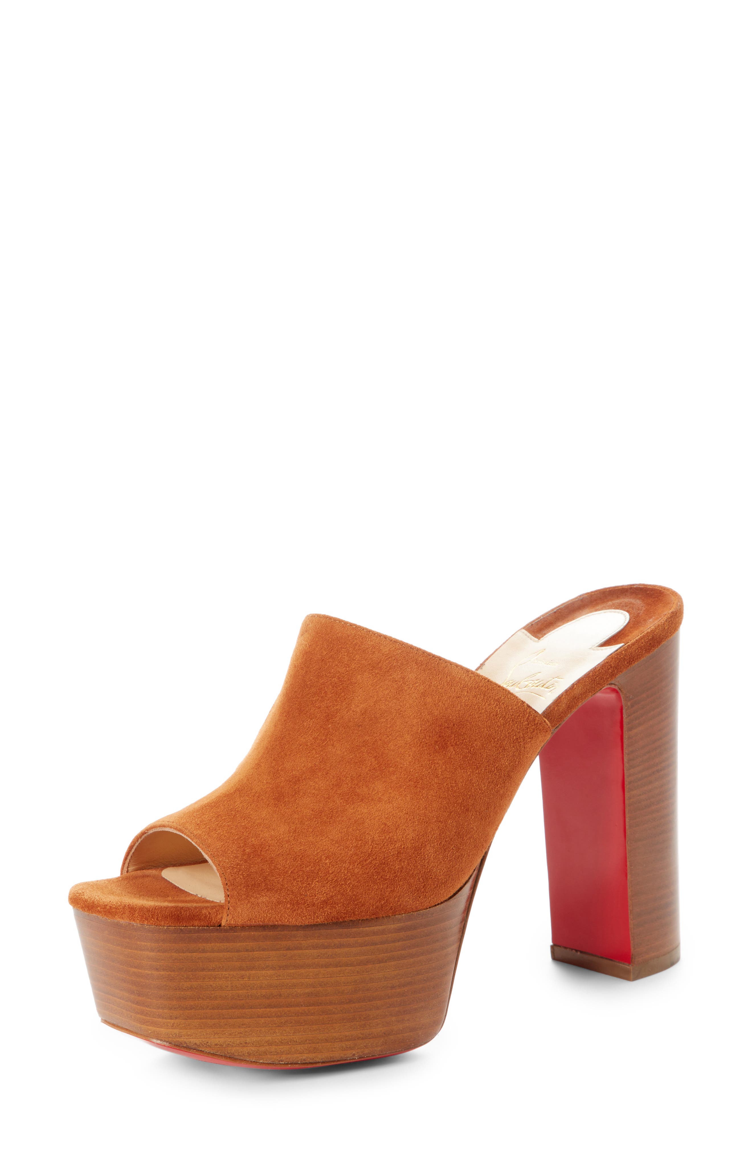 platform mule sandals