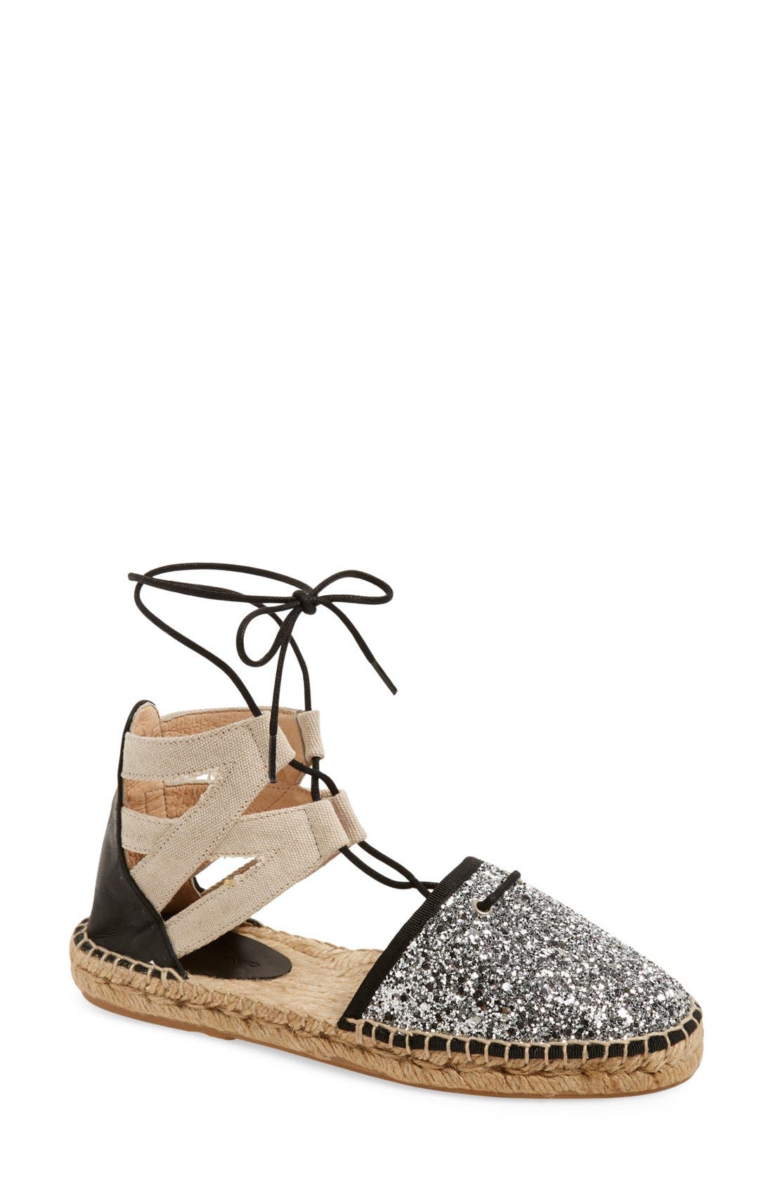 Charles David 'Sunshine' Glitter Espadrille Flat (Women) Nordstrom