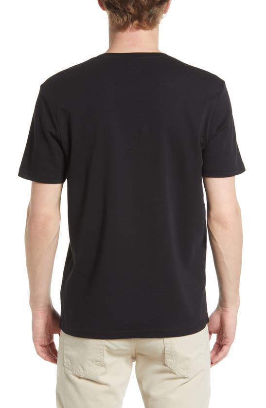 Shop 14th & Union Short Sleeve Interlock T-shirt In Black